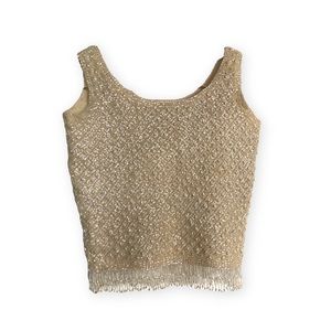 Vintage Beaded Sweater Tank